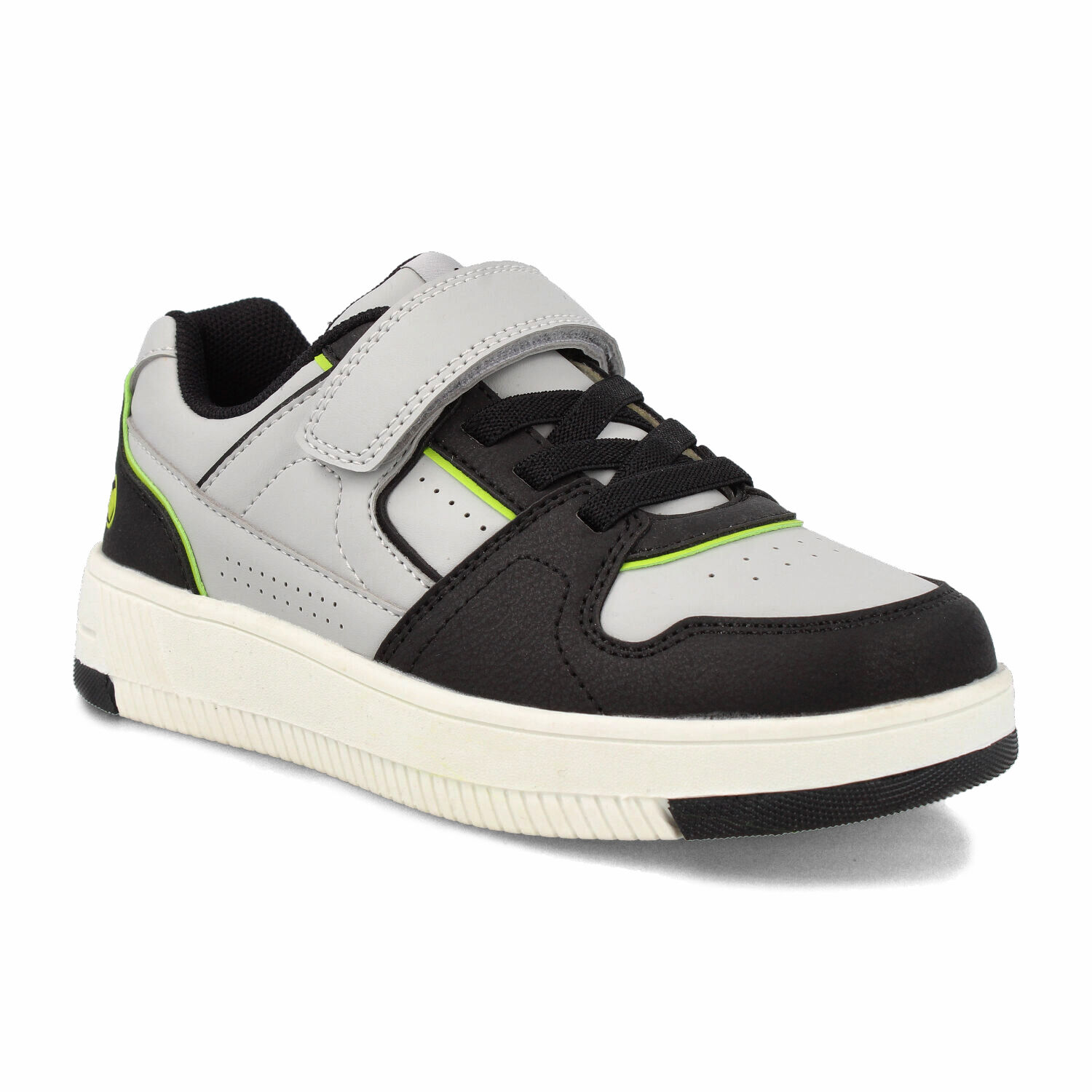 Zapatilla Ni&ntilde;o Bubblegummers Arnie Gris Claro - Blanco image number 1.0